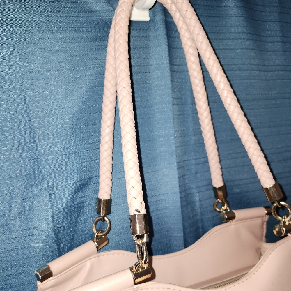 Bebe | Pink Studded Shoulder Bag - Picture 4 of 6